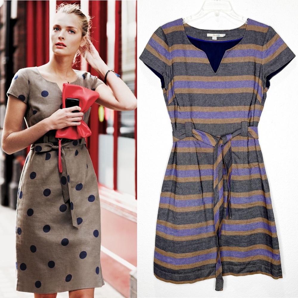 Boden Notch Shift Dress WH458